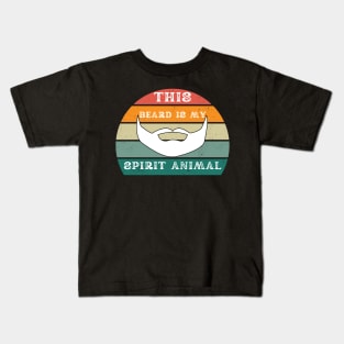 This Beard Is My Spirit Animal Kids T-Shirt